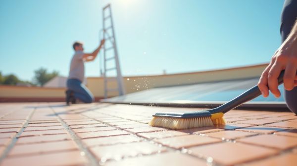 Un toit propre grâce à des méthodes de nettoyage efficaces